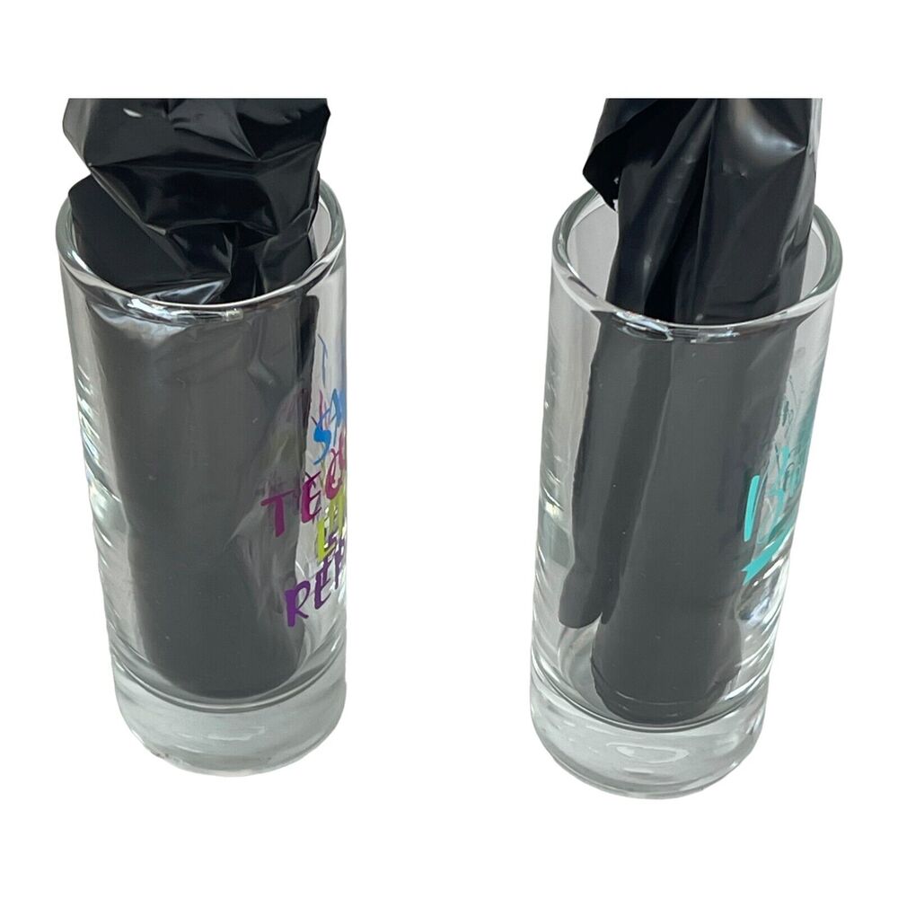 Cristar Clear Round Barware Tequila & Bottom Up Short Glasses 2.5 oz Lot of 2 - Picture 4 of 7